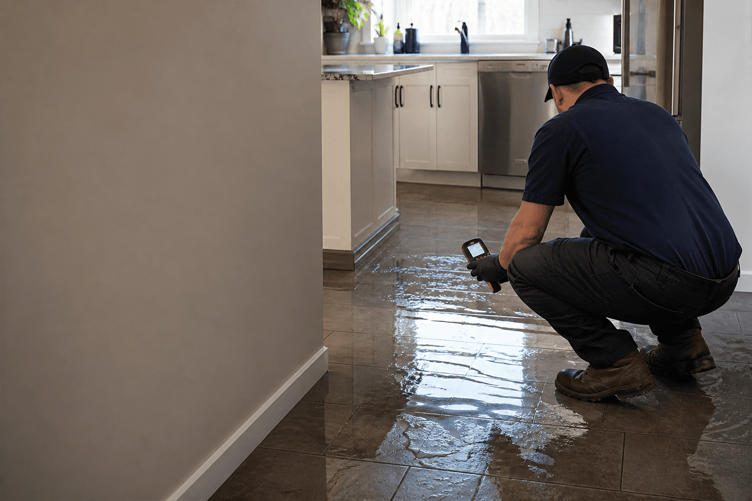 Appliance Leak Cleanup in Langley, BC, professional water damage restoration