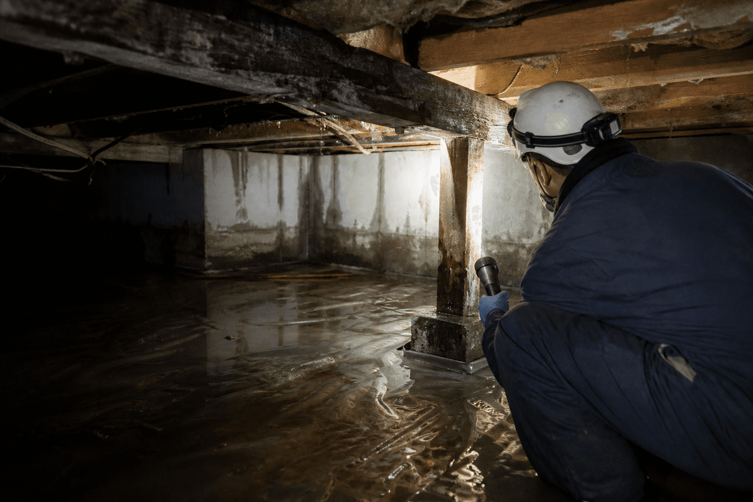 Crawl Space Water Damage in Langley, BC, professional water damage restoration