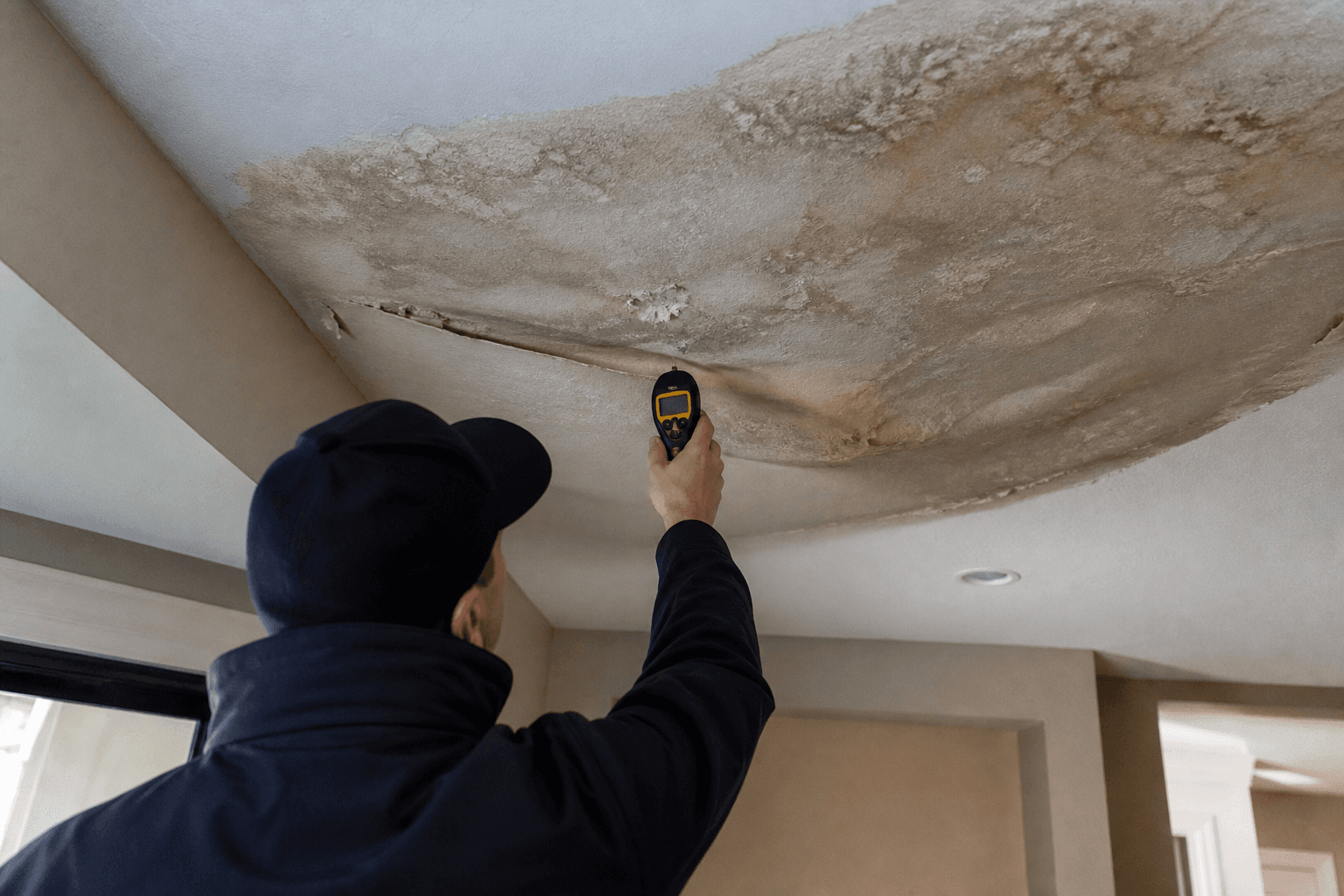 Ceiling Water Damage Repair in Langley, water damage restoration specialists