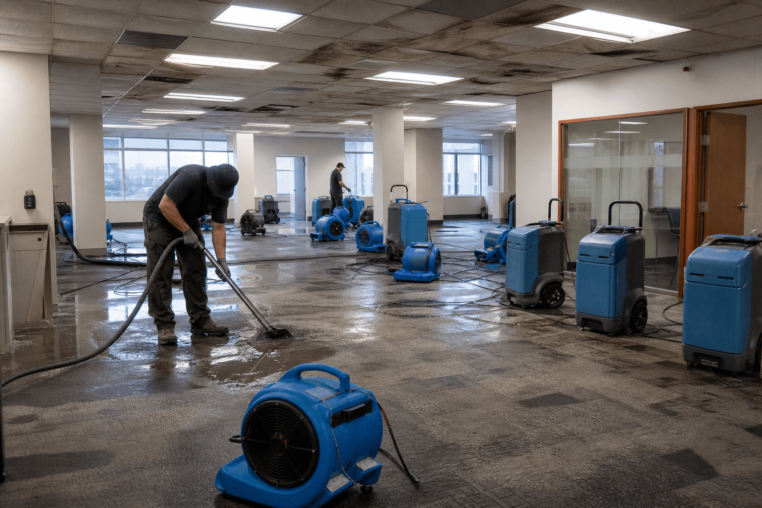 Commercial Water Damage Restoration in Langley, water damage restoration specialists